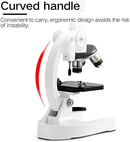 12000X-30000X Monocular Optical Microscope, Children Science Experimental Biology Teaching Microscope, with Phone Holder,30000X