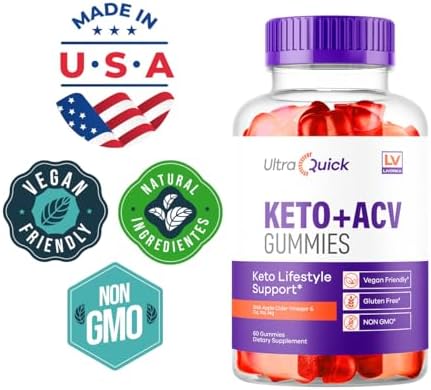 (2 Pack) Ultra Quick Keto ACV Gummies, Ultra Quick Keto ACV Gummies Weight Loss Support, Ultra Quick Keto + ACV Gummies, UltraQuick Keto ACV Gummies, Keto Ultra, Ultra Keto, 120 Gummies for 2 Months