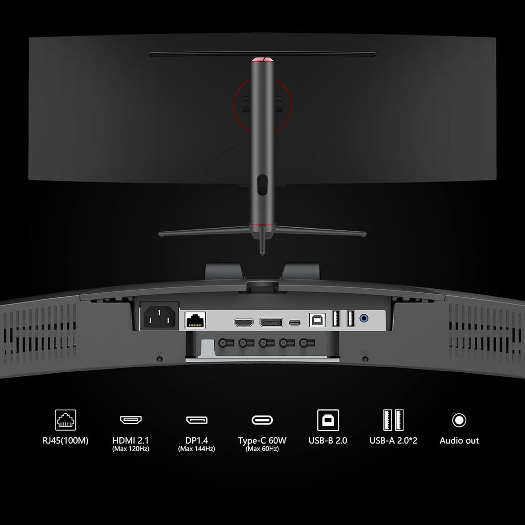 INNOCN 49" Curved Gaming Monitor, 144Hz, HDR400, USB-C, 49C1G