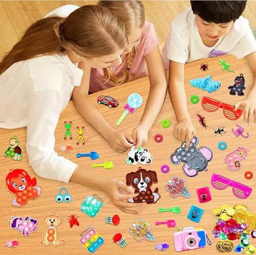 1000 PCS Party Favors for Kids, Fidget Toys Bulk, Goodie Bags Stuffers for Kids, Birthday Gifts, Prize Treasure Box Toys for Classroom, Pinata Stuffers, Carnival Prizes