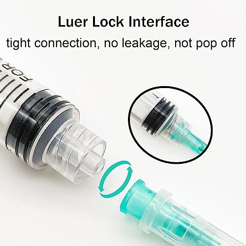 100 Pack 5mL Syringe with 21Ga 1.5inch, Scientific Labs, Measurement, Individually Wrapped
