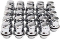 12x1.5 Lug Nuts 20 Pcs Chrome Closed End Mag Style Lug Nuts with Washer 13/16" (21mm) Hex Compatible with Toyota Camry/Corolla/Tacoma Lexus