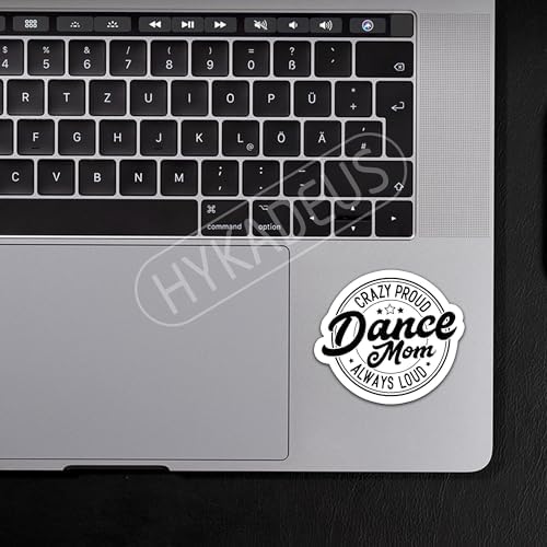 (3Pcs) Crazy Proud Always Loud Dance Mom Sticker Dancing Mom Sticker Dance Mom Quotes Funny Dance Mom Stickers Dance Stickers, Waterproof Vinyl Decals for Water Bottle Books Laptops Tumbler, 3" x 2.7"