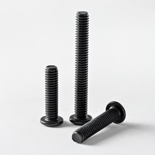 1/4-20 x 1-1/2" (20 Pack) Flat Head Hex Socket Cap Screws Bolts, Black Oxide 304 Stainless Steel 18-8, Hex Drive, Bright Finish, Fully Machine Thread