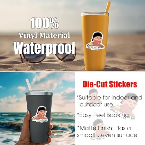 (3Pcs) The Ham Porter Sandlot Movie You're Killing Me Smalls Vinyl Sticker 3 Inch for Water Bottle, Tumbler, Laptop, Hat, Phone Case