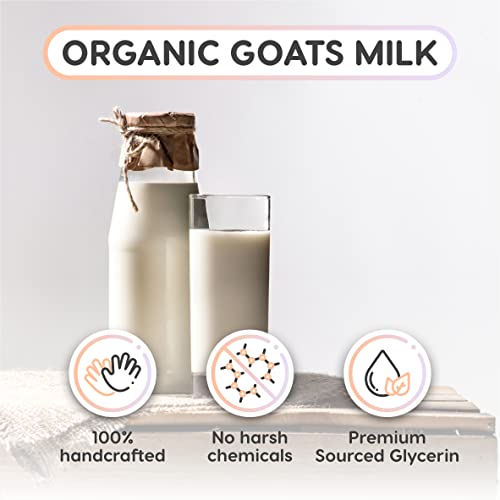 10LB - Goats Milk Soap Base Bulk - SLS Free, No Palm Oil – All Natural, Easy DIY Soap Making for Personal and Professional Use – Create Luxurious, Moisturizing Handmade Soaps