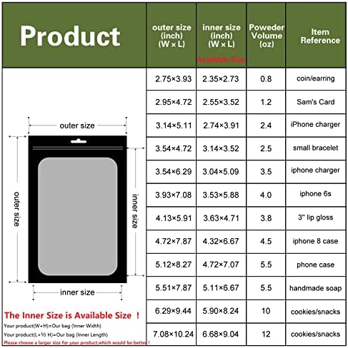 100pcs Resealable Mylar Packaging Bags Small Business Supplies Candy Sample Freshie Jewelry Bracelet Zipper Zip Package Pouch Bag