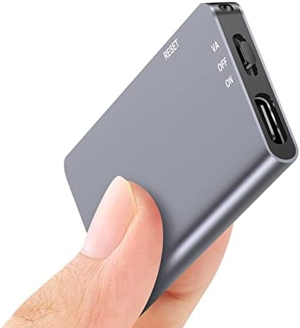 128GB Magnetic Digital Voice Recorder - 1520Hrs Recording Storage Voice Activated Recorder with Playback Noise Reduction - Audio Recorder Device for Lectures Meetings interviews