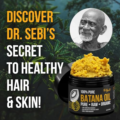 100% Pure Batana Oil from Honduras - Organic Raw Unrefined Hair Growth Oil - Natural Moisturizer for Skin and Hair - Cold Pressed Traditional Honduran Palm Nut Oil