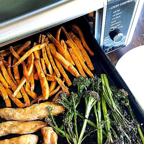 13" × 13" Professional Baking Sheet, Air Fryer Accessories, Replacement Baking Pan for Ninja SP100, SP101, SP1001C, SP201 Foodi Air Fry Oven, Nonstick Sheet Pan for Foodi 8-in-1 Air Fry Oven