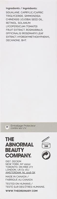 The Ordinary Retinol 0.2% in Squalane - 30ml, reduce the appearances of fine lines