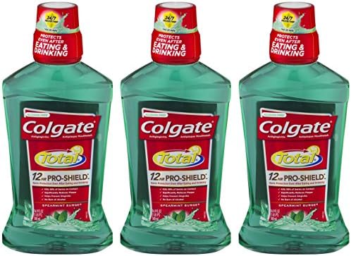 12 Hour Pro-Shield - Spearmint Surge - Net Wt. 16.9 FL OZ (500 mL) Per Bottle - Pack of 3 Bottles