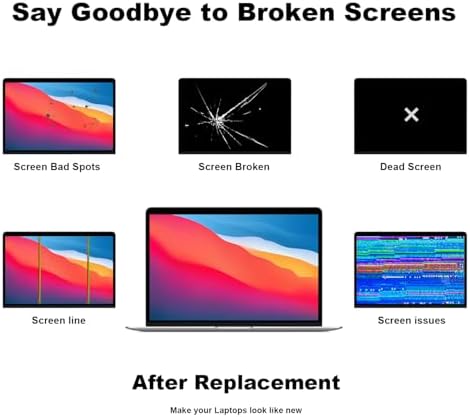 (Gold) for MacBook Air A1932 (13in, 2019) A2179 (13in, 2020) EMC (3184) (3302) Retina Full CFCC Display Assembly LED LCD Screen Replacement A+++