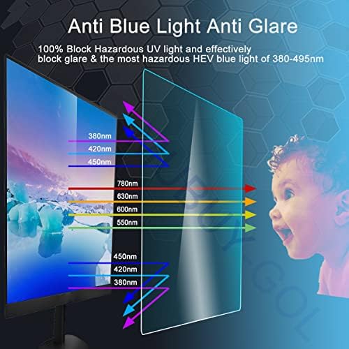 14 Inch 16:10 Anti Blue Light Screen Protector for HP/Dell/Sony/Samsung/Lenovo/Acer/MSI/LG/Razer Blade 14" 16:10 Aspect Ratio Screen, Reduces Eye Strain (11 7/8 x 7 3/8 Inch)