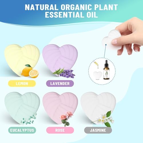 10 Tablets Shower Steamers Aromatherapy-Relaxation Christmas Gifts for Women,Luxury Shower Bombs Self Care for Wife, Cute Return Gifts for Thanksgiving Day,Gifts for Her Spa Experience