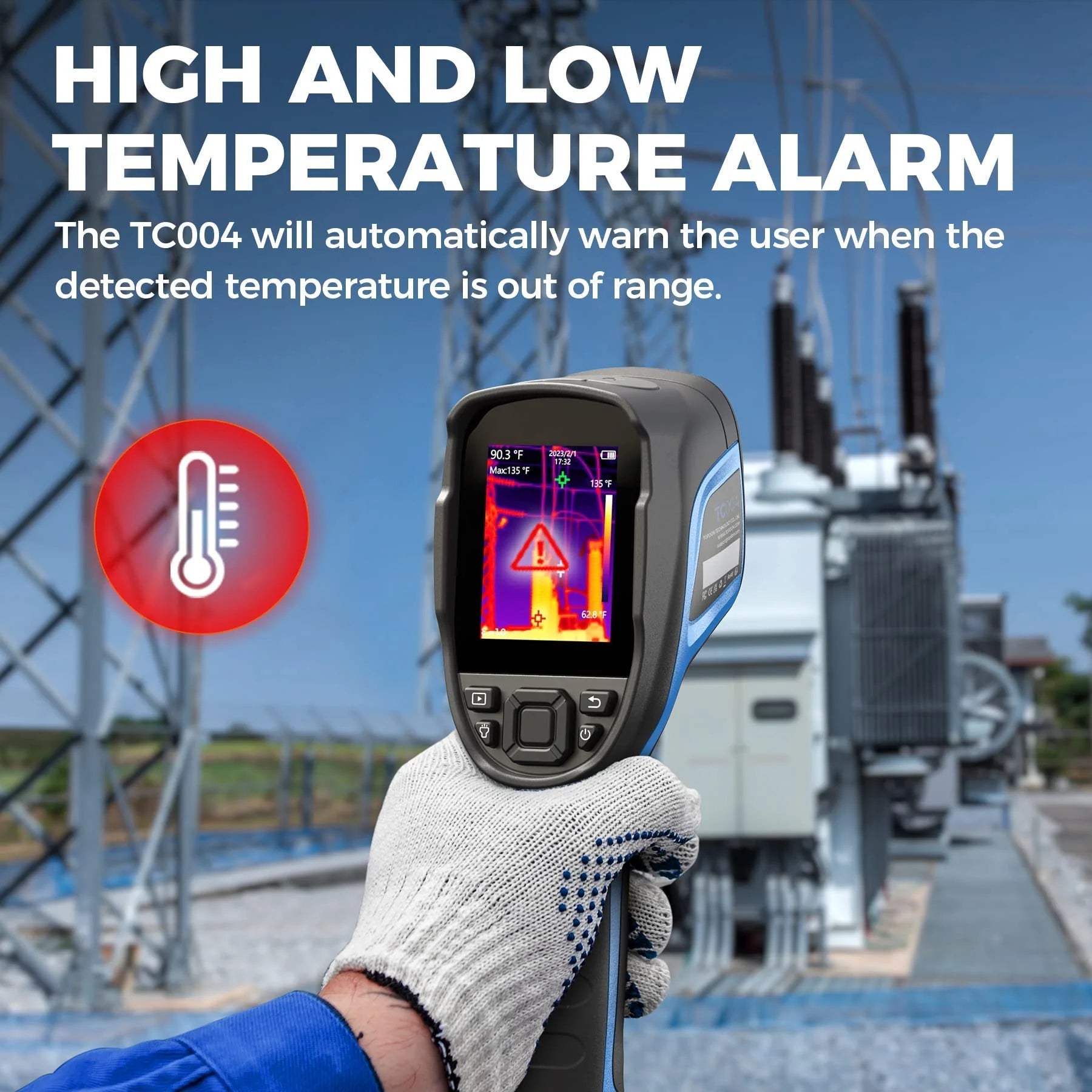 TOPDON Thermal Imaging Camera 256 x 192 IR High Resolution