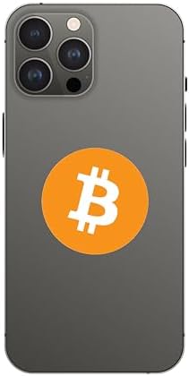 12 Pack Bitcoin Logo Sticker - BTC Bit Coin Crypto Vinyl Decal for Laptop Phone Car Small and Large (1" x 1" (12 Pack))