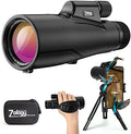 12x56 HD Monocular Telescope with Premium Carry Case,Phone Adapter and New Generation Tripod,Portable and Waterproof High Power Monocular for Hiking and Bird Watching