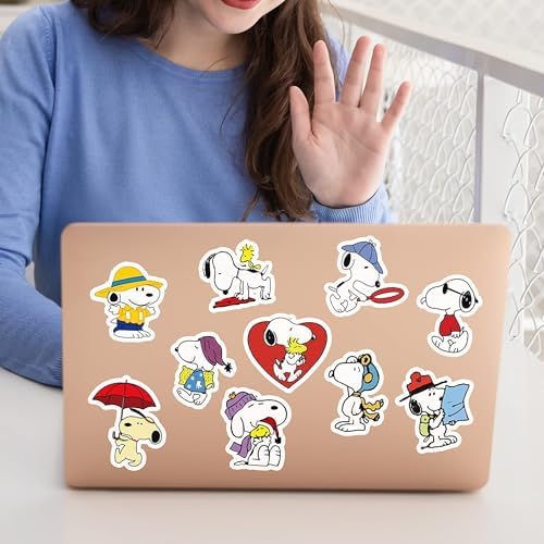 100 Pcs Cute Cartoon Dog Stickers, Kawaii Dogs Waterproof Vinyl Sticker Decals for Water Bottles, Laptops, Funny Gift for Kids, Teens, Adults