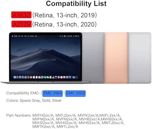 (Gold) for MacBook Air A1932 (13in, 2019) A2179 (13in, 2020) EMC (3184) (3302) Retina Full CFCC Display Assembly LED LCD Screen Replacement A+++