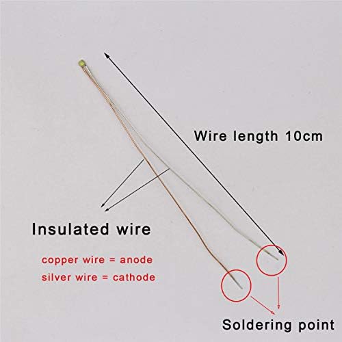 100pcs Pre-soldered Micro Litz Wired Leads Warm White SMD Led 0603 + Muti-Resistor New