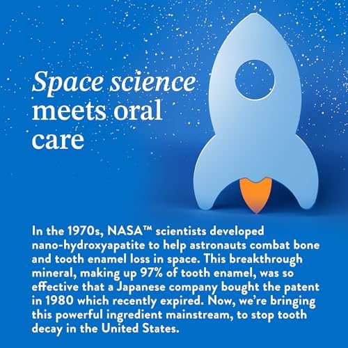 10% Nano Hydroxyapatite Toothpaste (Fluoride Free), Natural, Remineralizing, Whitening, Sensitive Teeth, SLS Free, Xylitol Nano-Hydroxyapatite Toothpaste for Adults, Mint 4oz (USA Made)