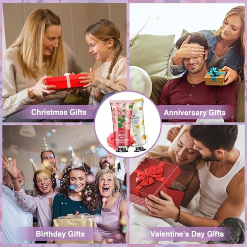 14 Pack Hand Cream Gifts Set,Valentines Day Gifts for Her,Birthday Gifts for Women Girls, Teacher Appreciation Gifts,Bulk Hand Lotion Travel Size for Dry Cracked Hands,Moisturizing Mini Hand Lotion