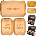 150PCS Air Fryer Liners for Ninja Foodi DZ071 7QT DualZone Air Fryer & Instant VersaZone 9QT Air Fryer, 100pcs Small Parchment Paper Liners for 3.5QT Zone & 50pcs Large Liners for 7QT/11-QT MegaZone