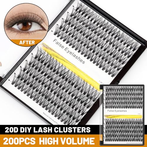 10+12mm Mixed 12+14mm Mixed Tray Mink Eyelash Extension Natural 3D Russian Volume Faux Eyelashes Individual 20D Cluster Lashes Makeup (16mm+18mm Mixed)