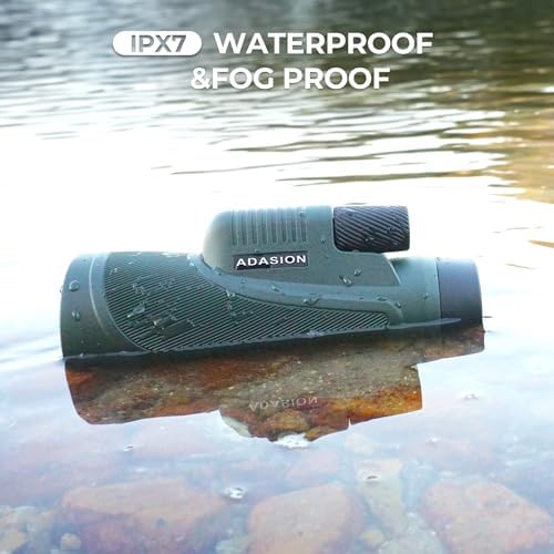 12x42 HD Binocular(1pack) and 12x56 HD Monocular(1pack) with Universal Phone Adapter - High Power with Super Bright and Large for Bird Watching Hunting Outdoor Sports Travel