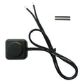12V 24V Mini02 Momentary Push Button Switch - 11.5 Inch Cable, Surface Mount, DIY Installation