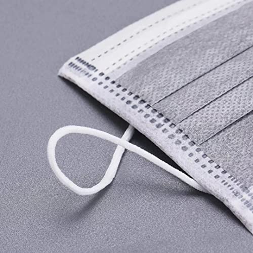 100PCS Masks Grey Disposable Face Mask 3 Ply Breatherable Face Masks