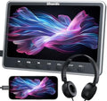 12" Car DVD Players with HDMI Input Headphone Mounting Bracket Dual Speaker, Car Headrest DVD Player Support Sync Screen, AV in & Out, Last Memory, Region Free