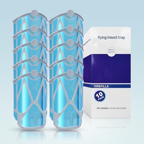 10-Pack Universal Refill Cartridges, Compatible with ZEVO M364 and Max Plug-in Light, Full Fit Replacement Kit for Continuous Use