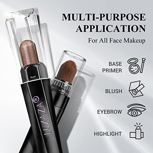 10PCS Eyeshadow Stick,Shimmer And Matte Brown Metallic Cream Eyeshadow Pencil Crayon with Smudge-proof & Waterproof,Eye Brightener Stick - Cocoa Crush