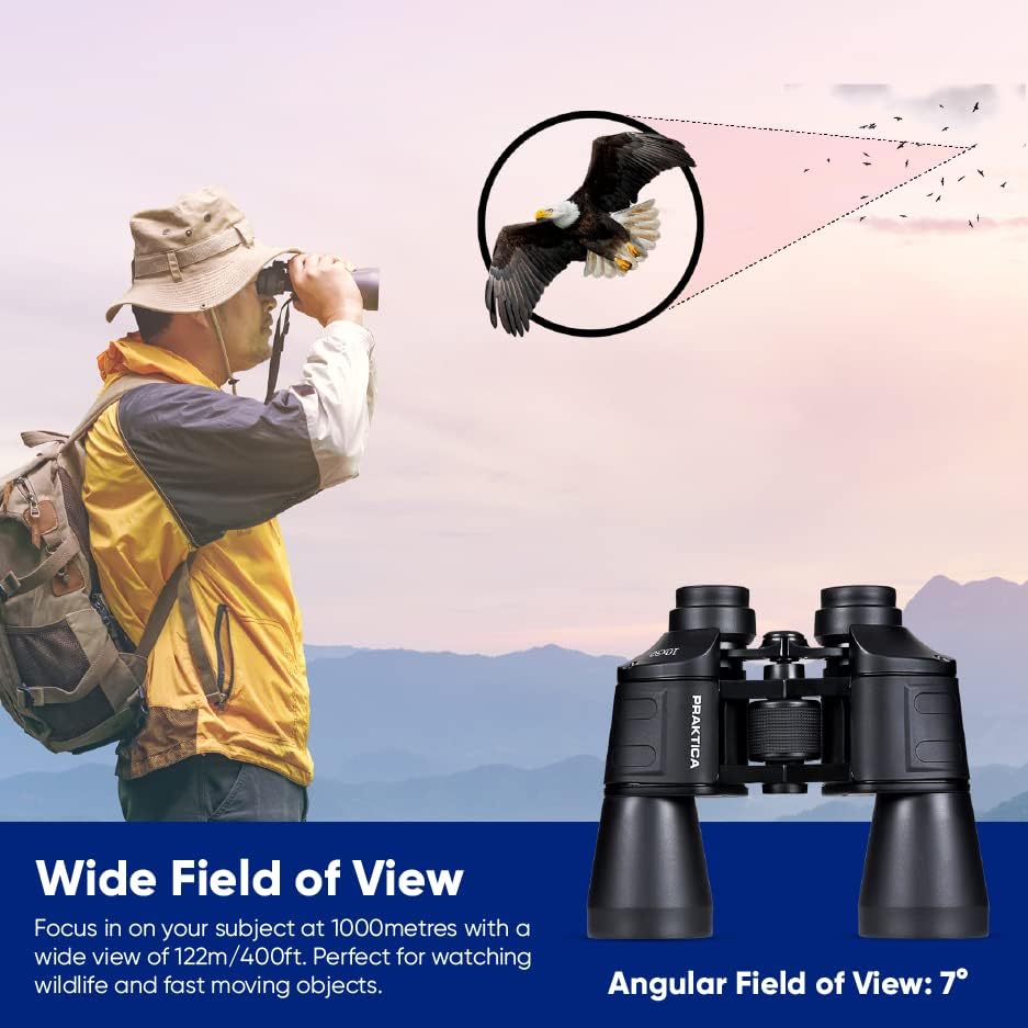 10 x 50 Falcon Porro Prism Field Binoculars with Multi Coated Lens