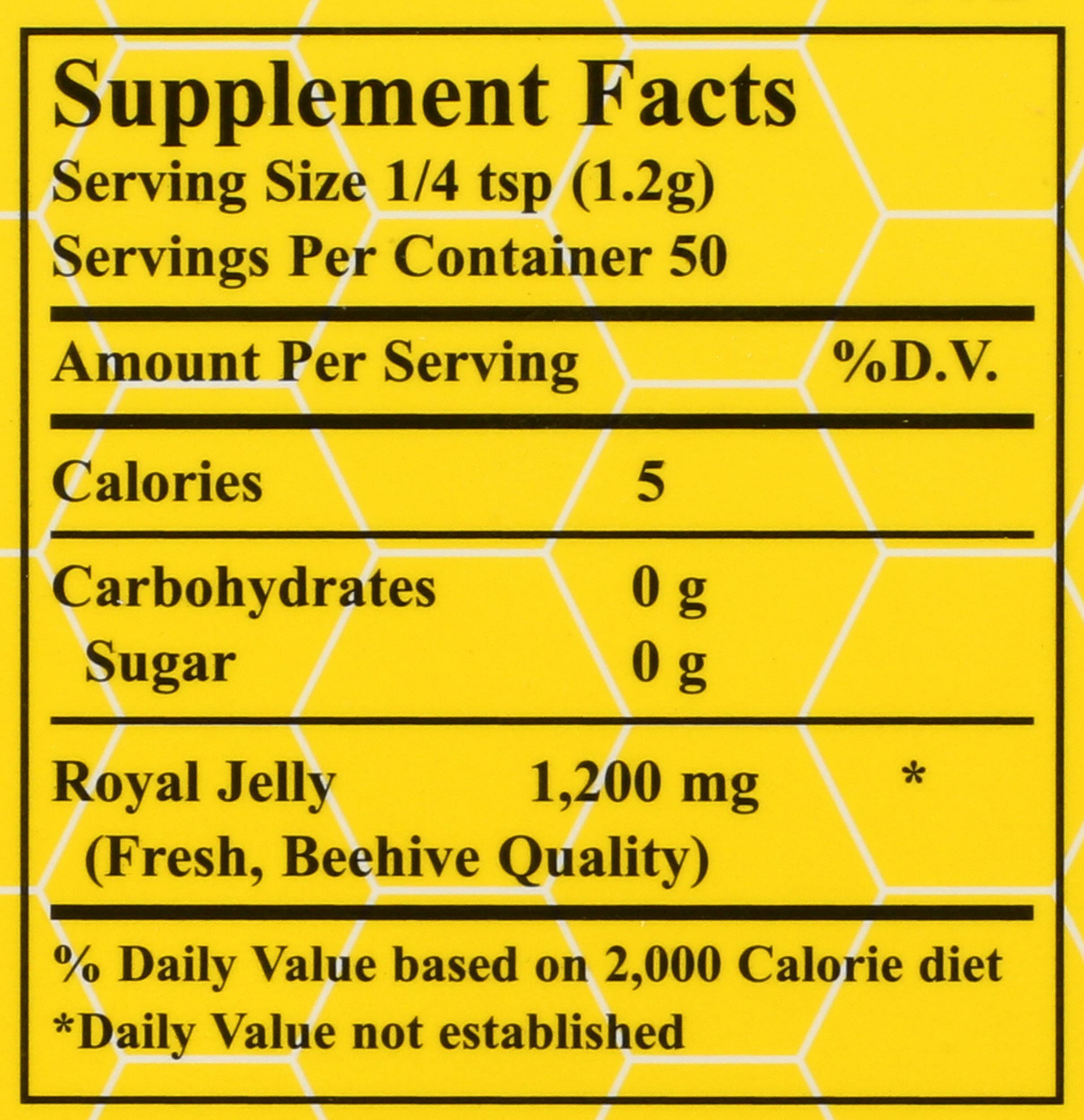 100% Pure Fresh Royal Jelly 60,000 mg YS Eco Bee Farms 2.0 oz Liquid