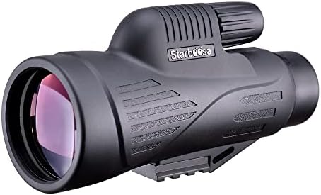 12x50 High Definition Monocular Telescope with Smartphone Holder - Waterproof Monocular with Durable and Clear BAK4 Prism for Bird Watching Wildlife Hunting Camping Hiking