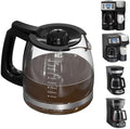 12-Cup Coffee Pot Replacement Compatible with Hamilton Beach Flexbrew Models: 49902, 49915, 49905C, CM4309, 49317, 49467, 49611, 49904, 49934, 46230, 46290, 46293, 46294, 46299, Part Number: 990136800