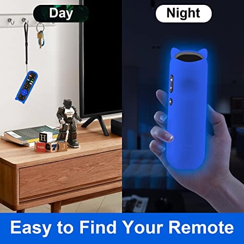 (Pack of 2) RC280 Remote for Roku TV Remote with 2 Glow Covers, for TCL Roku/Onn Roku/Hisense Roku/Element/Sharp/Haier/Hitachi/LG/Sanyo/JVC/Magnavox/RCA/Philips/Westinghouse Roku Series Smart TV
