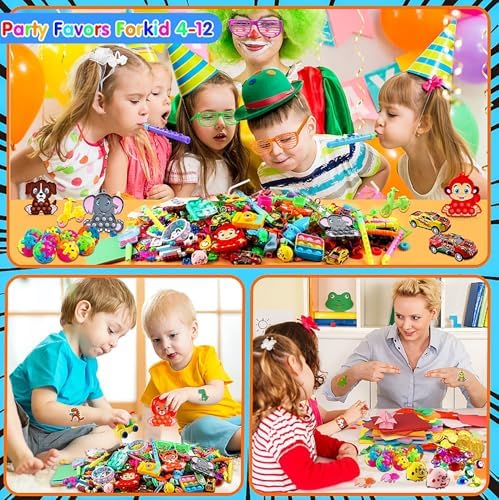1000 PCS Party Favors for Kids, Fidget Toys Bulk, Goodie Bags Stuffers for Kids, Birthday Gifts, Prize Treasure Box Toys for Classroom, Pinata Stuffers, Carnival Prizes