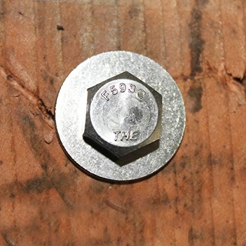 (6 Sets) 3/8-16x2-1/2 Stainless Steel Hex Head Screws Bolts, Nuts, Flat & Lock Washers, 18-8 (304) S/S, Fully Threaded by Bolt Fullerkreg