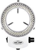 144 LED Ring Light Adjustable Microscope Camera 144 LED Beads Light Source Brightness Ring Lamp for Stereo Microscope (White)
