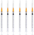 100 Pack 1ml 25 Gauge 5/8 Inch, for Scientific Labs, Industrial Dispensing and Liquid Measuring Supplies, Individually Sealed Packaging