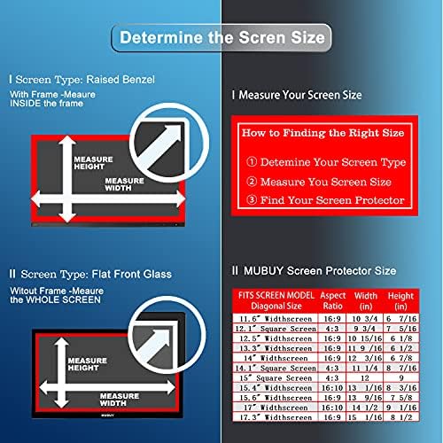 14 Inch 16:10 Anti Blue Light Screen Protector for HP/Dell/Sony/Samsung/Lenovo/Acer/MSI/LG/Razer Blade 14" 16:10 Aspect Ratio Screen, Reduces Eye Strain (11 7/8 x 7 3/8 Inch)