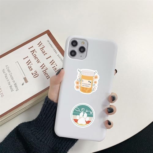 156Pcs Veterinary Stickers, Vet Stickers, Cute Veterinarian Stickers, Veterinary Gifts, Vinyl Waterproof Stickers for Water Bottle Skateboard Luggage Laptop Computer Phone