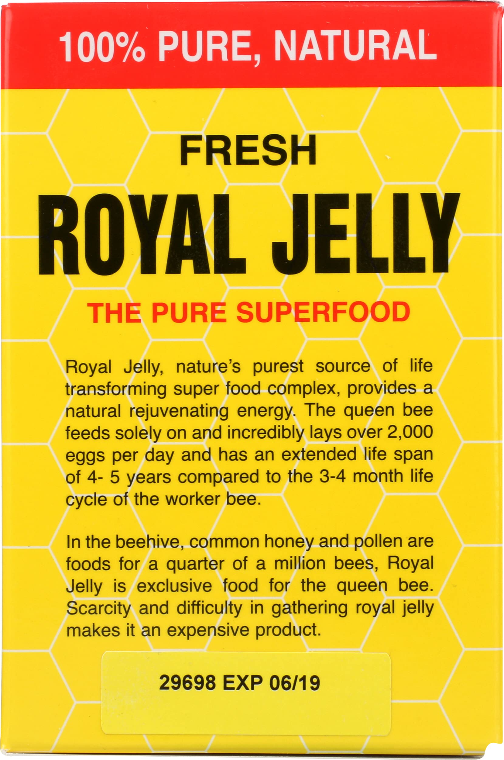 100% Pure Fresh Royal Jelly 60,000 mg YS Eco Bee Farms 2.0 oz Liquid