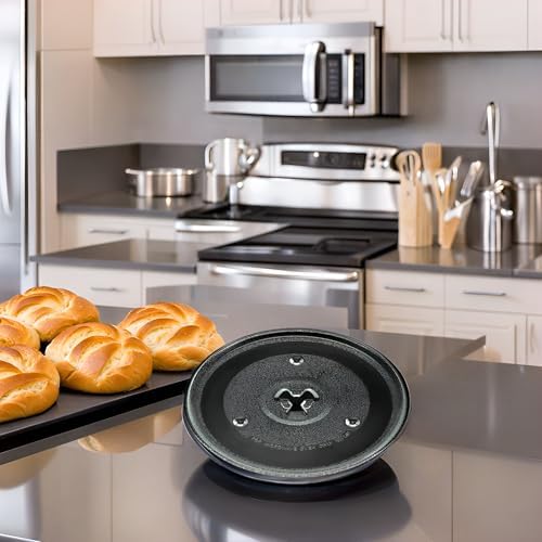 10-1/2" (270mm) Microwave Turntable Plate Microwave Cooking Tray Compatible for Hamilton Beach 252100500497 HB-P90D23 HB-P90D23A HBP90D23 Emerson P23 Magic Chef MCM990ST