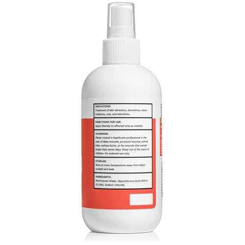0.02% Hypochlorous Acid 8oz. Spray