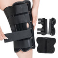 12” Long Adjustable Three Panel Orthopedic Knee Immobilizer – Supportive & Adjustable Side Panels – Knee Brace Stabilizer – Knee Immobilization L1830